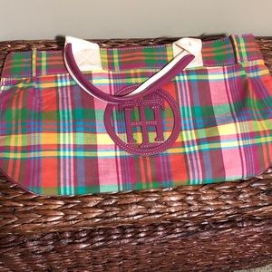 NWOT Tommy Hilfiger canvas purse